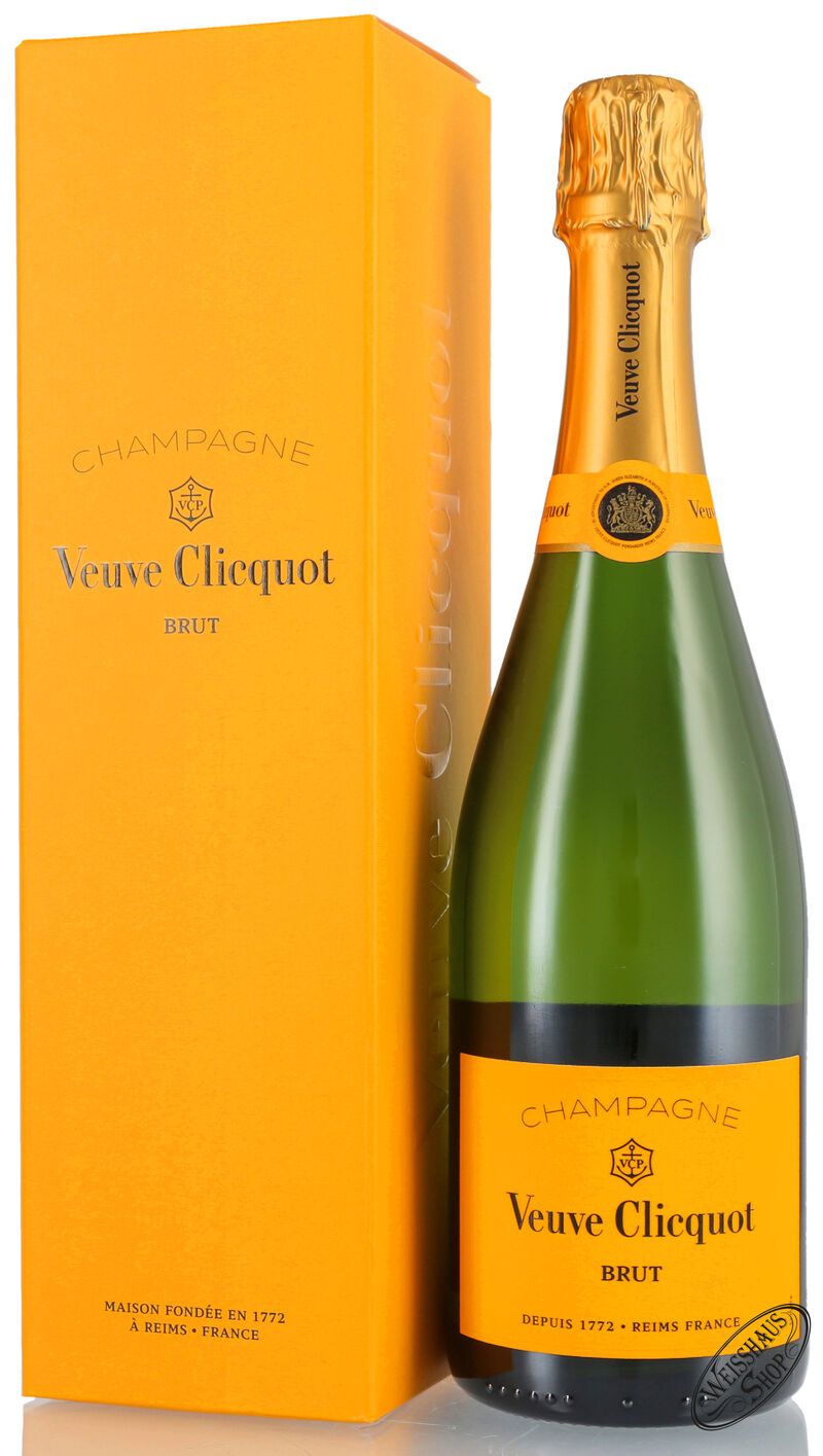 Veuve Clicquot Brut Champagner 12,5% vol. 0,75l Geschenkkarton Veuve Clicquot Brut Champagner 12,5% vol. 0,75l Geschenkkarton