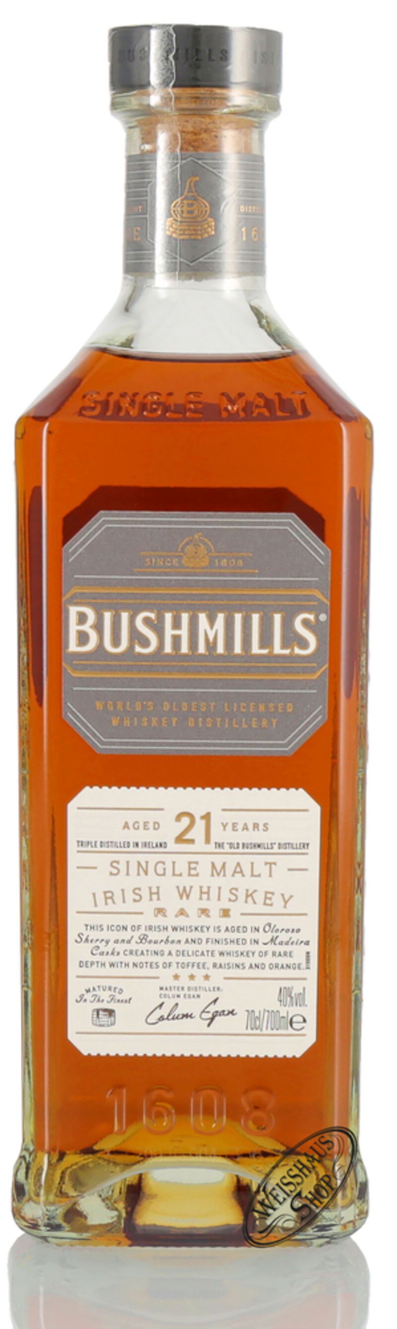 Bushmills 21 YO Single Malt Rare Irish Whiskey 40% vol. 0,70l Bushmills 21 YO Single Malt Rare Irish Whiskey 40% vol. 0,70l