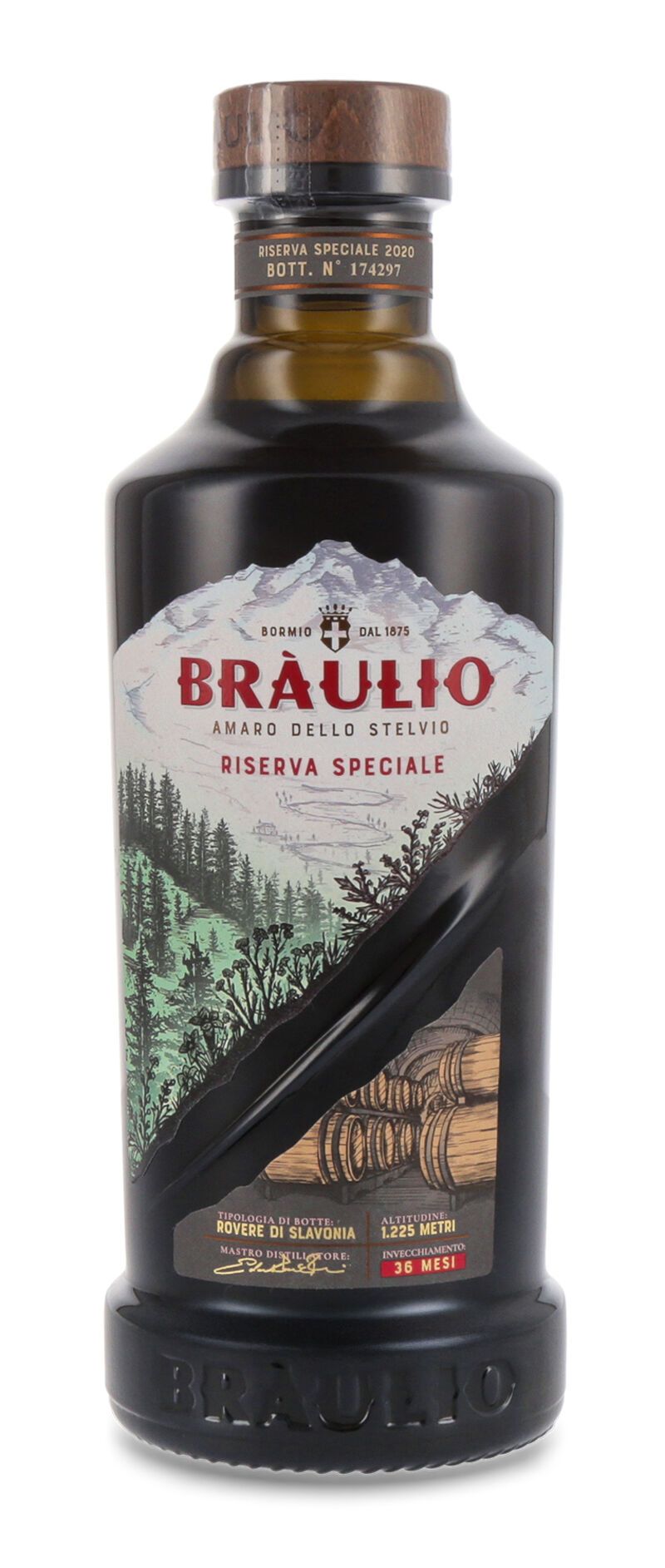Braulio Riserva Amaro Kräuterlikör 24,7% vol. 0,70l