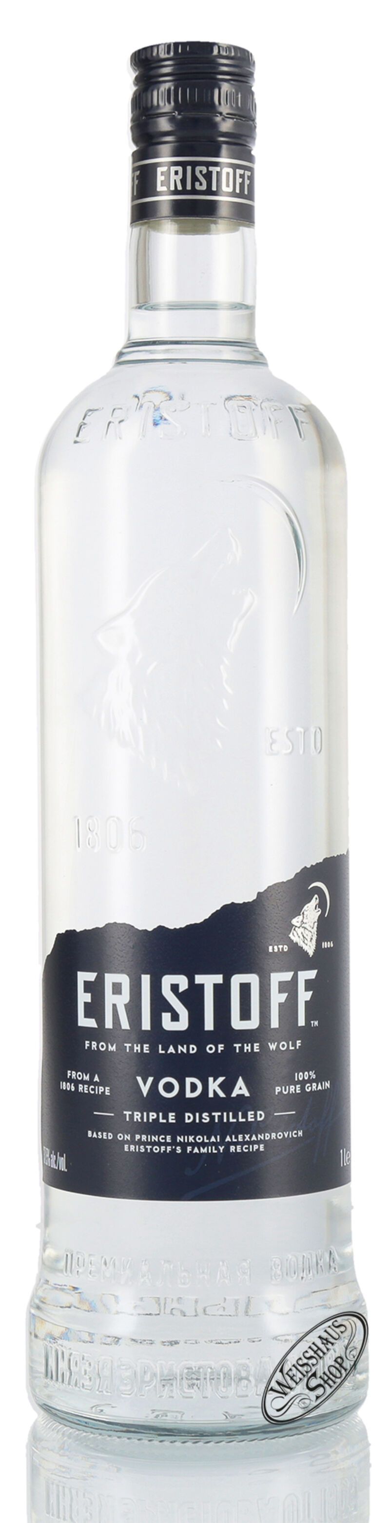 Eristoff Vodka 37,5% vol. 1,0l Eristoff Vodka 37,5% vol. 1,0l