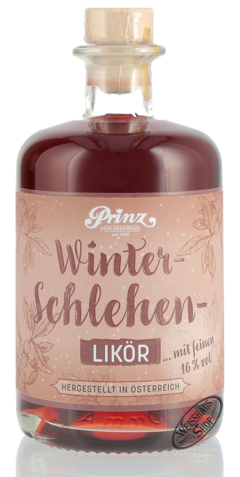 Prinz Winterschlehen Likör 16% vol. 0,50l Prinz Winterschlehen Likör 16% vol. 0,50l