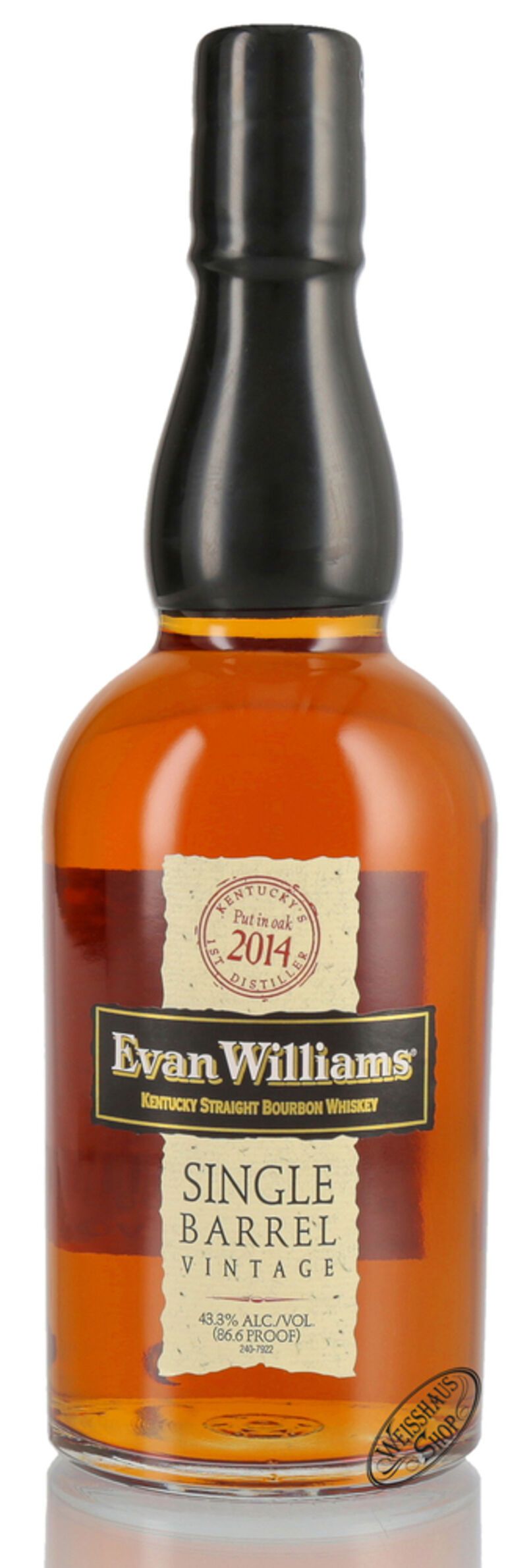 Evan Williams Single Barrel Bourbon Whiskey 43,30% vol. 0,70l Evan Williams Single Barrel Bourbon Whiskey 43,30% vol. 0,70l