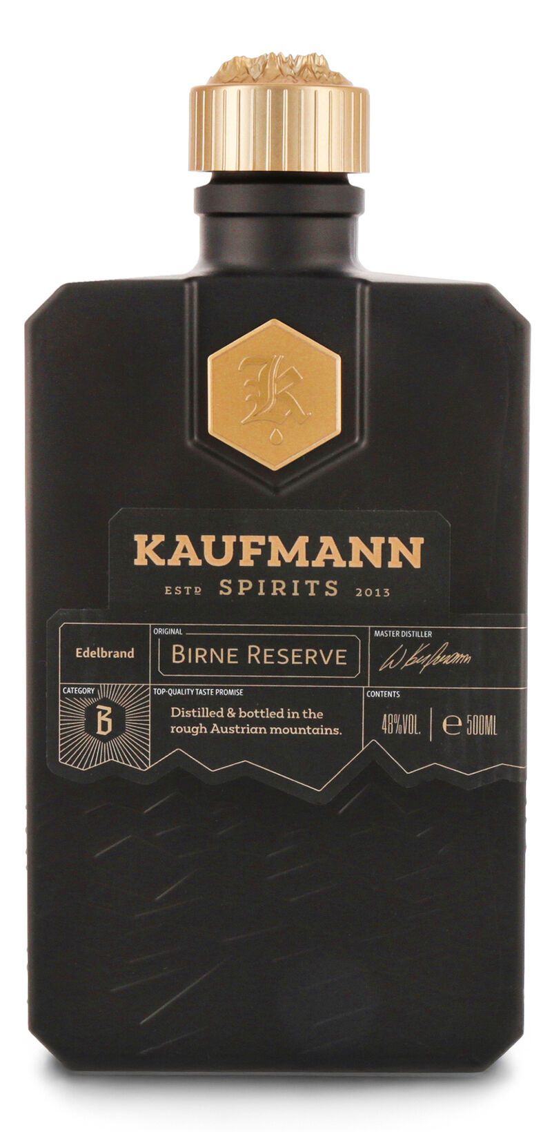 Kaufmann Spirits Birne Reserve 48% vol. 0,50l Kaufmann Spirits Birne Reserve 48% vol. 0,50l
