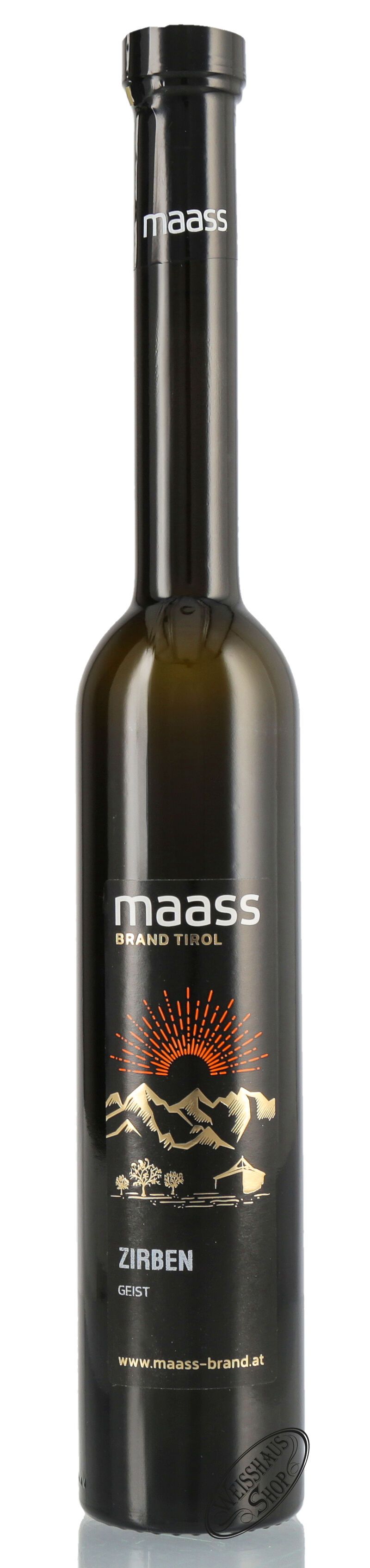 Maass Zirbengeist 40% vol. 0,35l Maass Zirbengeist 40% vol. 0,35l