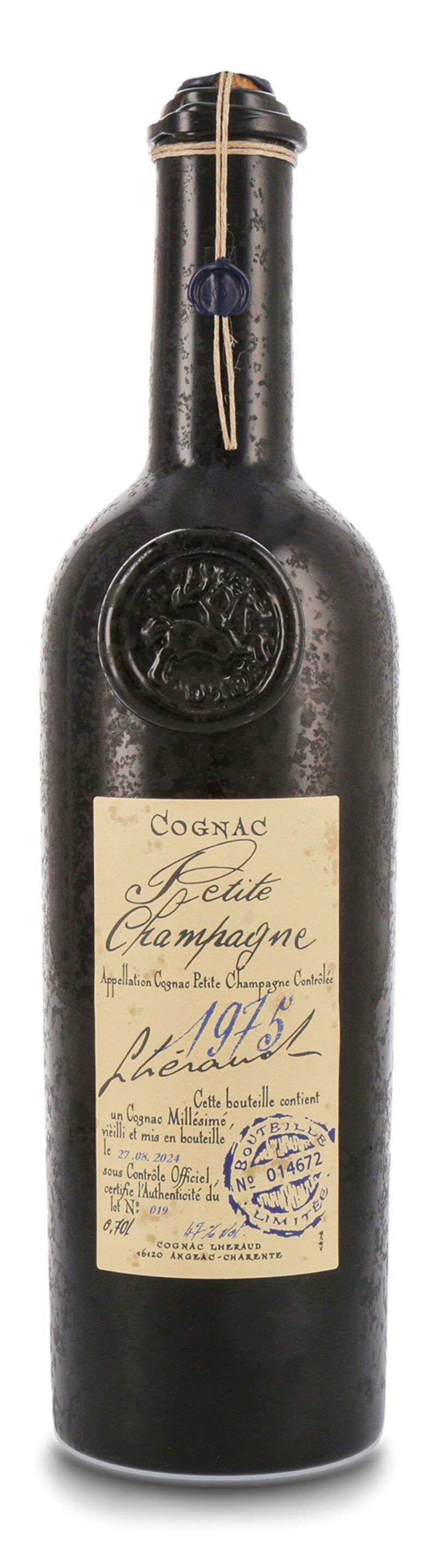 Lhéraud Petite Champagne 1975 Cognac 47% vol. 0,70l