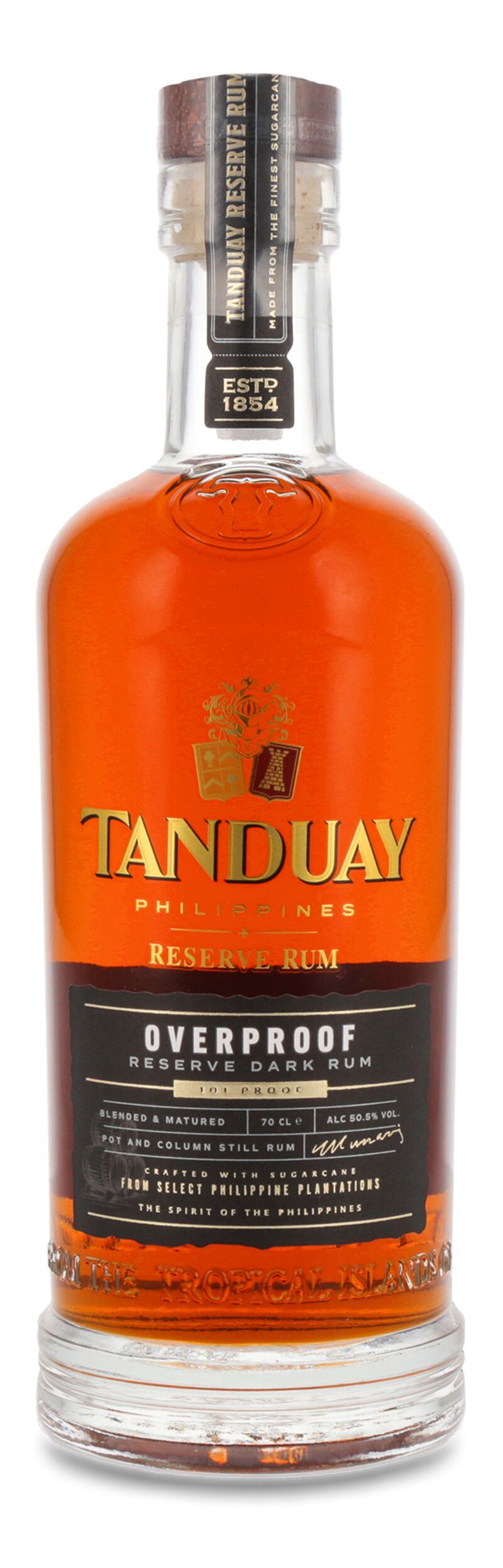 Tanduay Overproof Rum 50,5% vol. 0,70l
