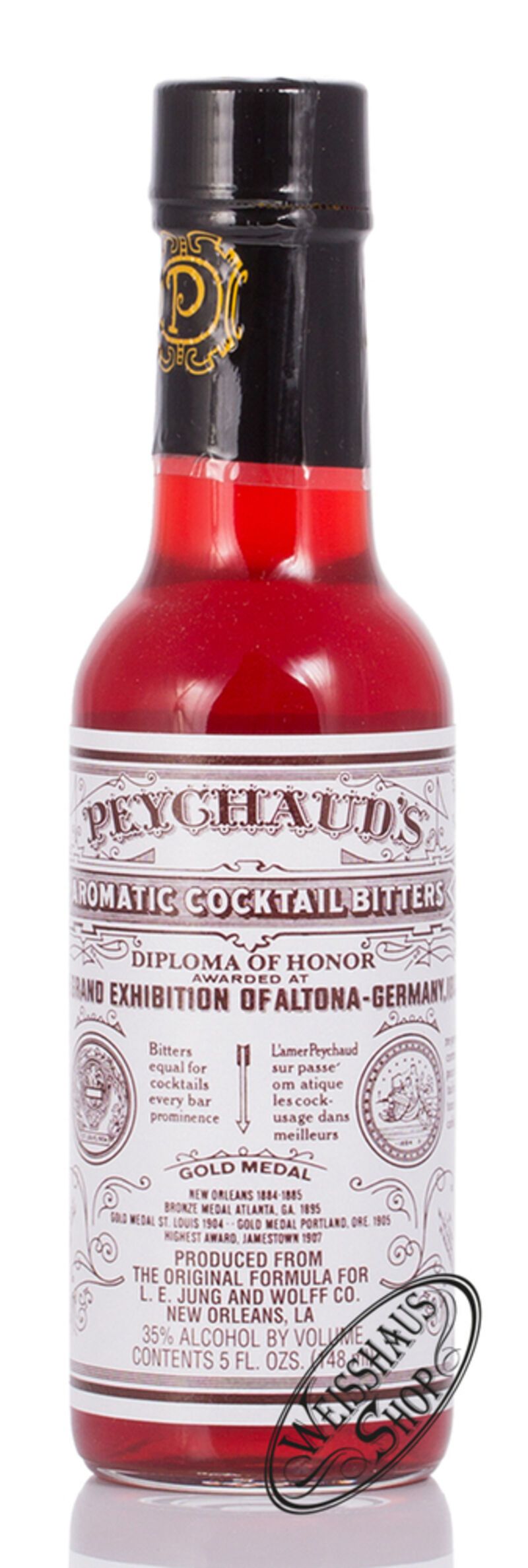 Peychaud's Aromatic Cocktail Bitters 35% vol. 0,148l B-Ware