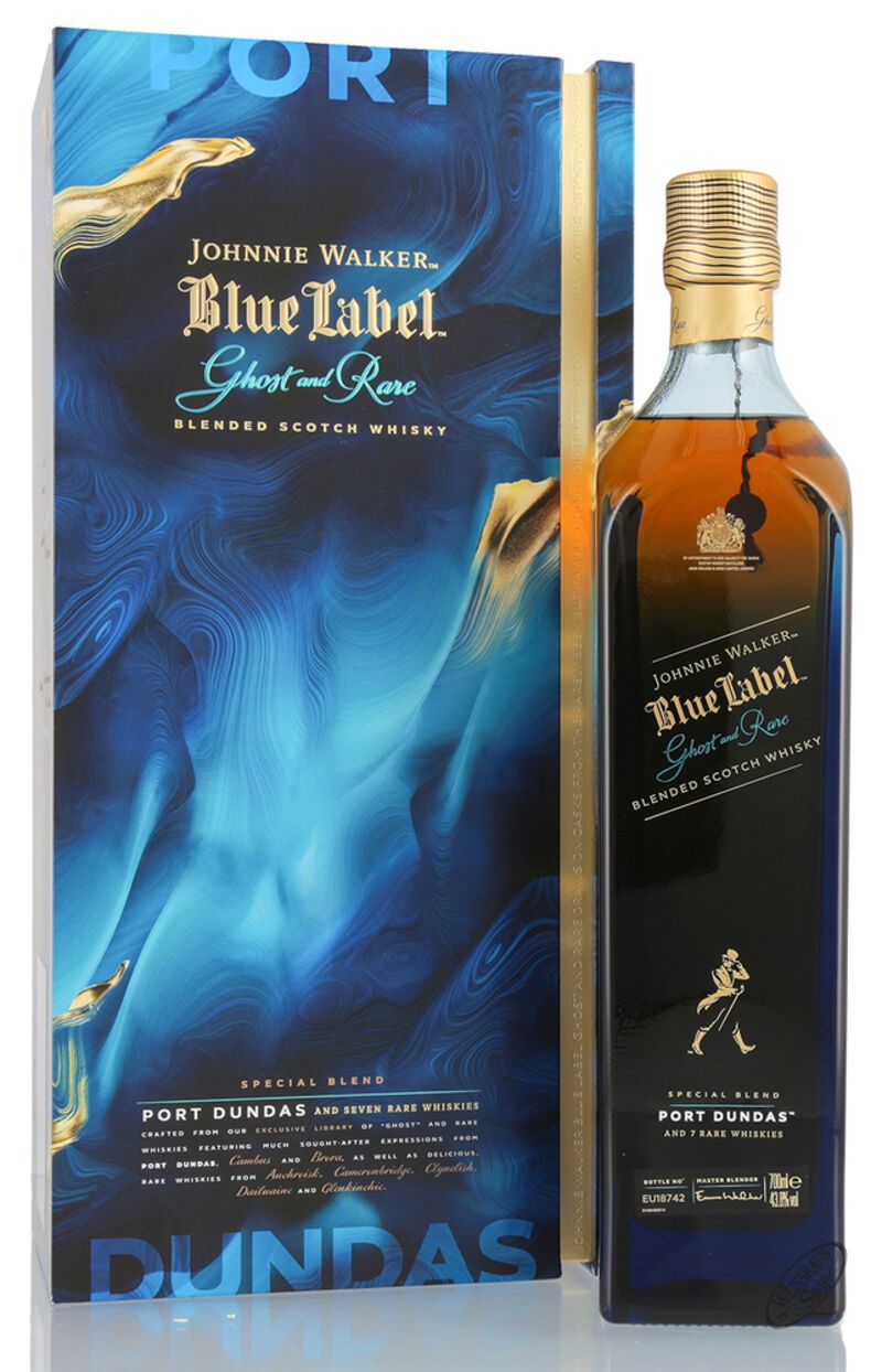 Johnnie Walker Blue Label Ghost and Rare Port Dundas Whisky 43,8% vol. 0,70l Johnnie Walker Blue Label Ghost and Rare Port Dundas Whisky 43,8% vol. 0,70l