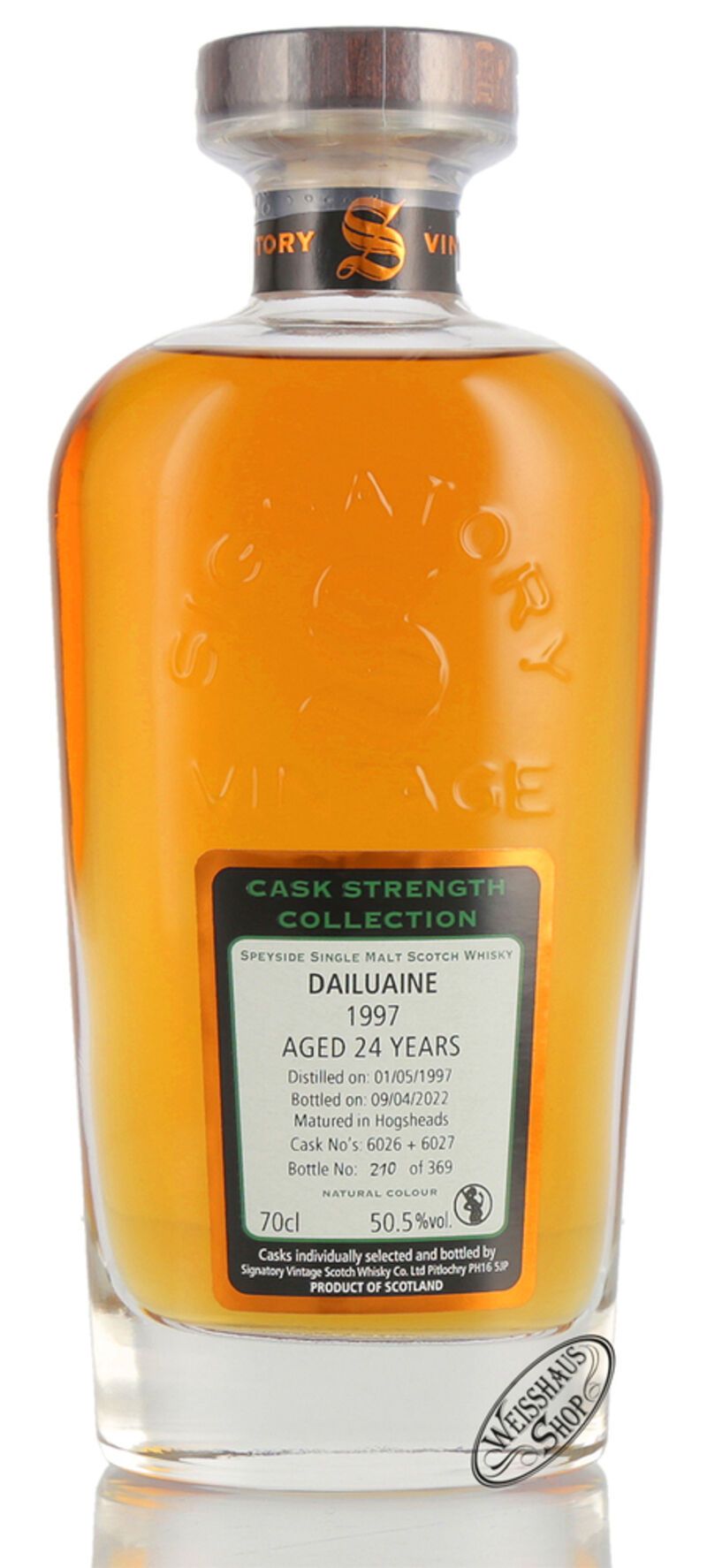 Dailuaine Vintage 1997 Signatory Whisky 50,5% vol. 0,70l