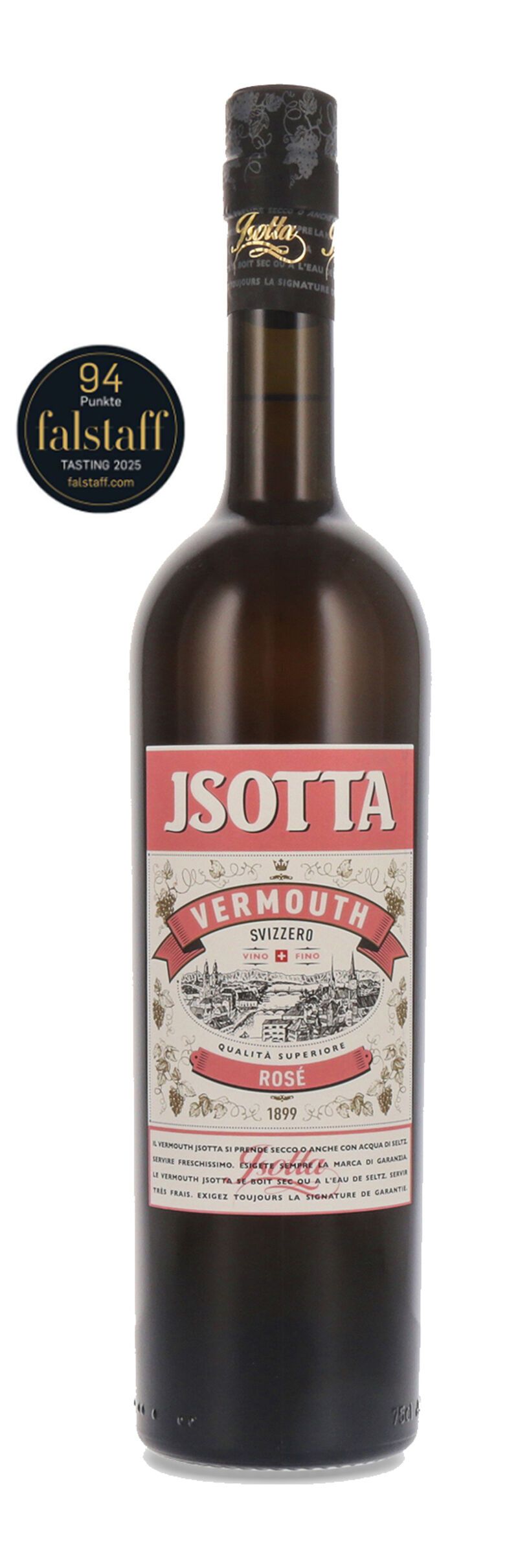 Jsotta Swiss Vermouth Rosé 17% vol. 0,75l