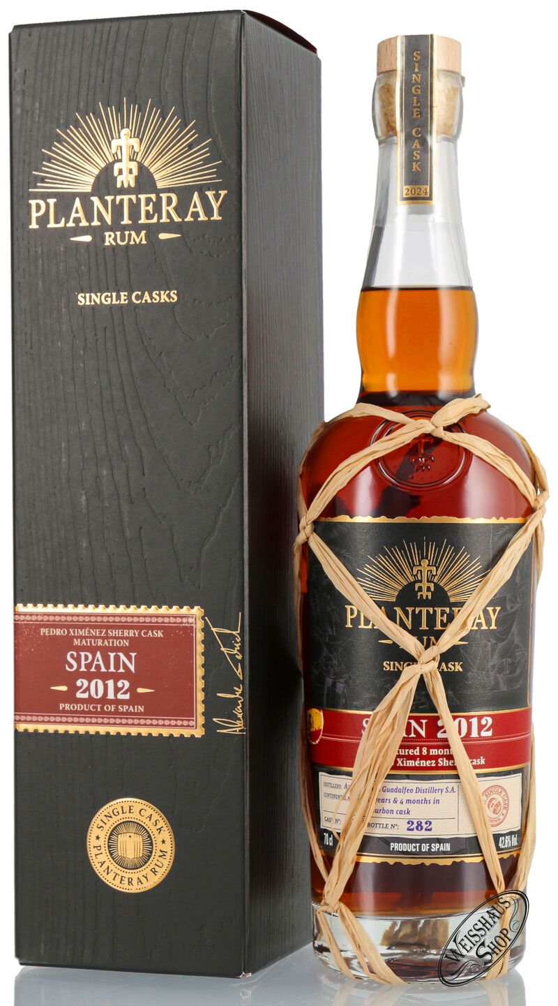 Planteray Spain Vintage 2012 Single Cask Rum 42,6% vol. 0,70l Planteray Spain Vintage 2012 Single Cask Rum 42,6% vol. 0,70l