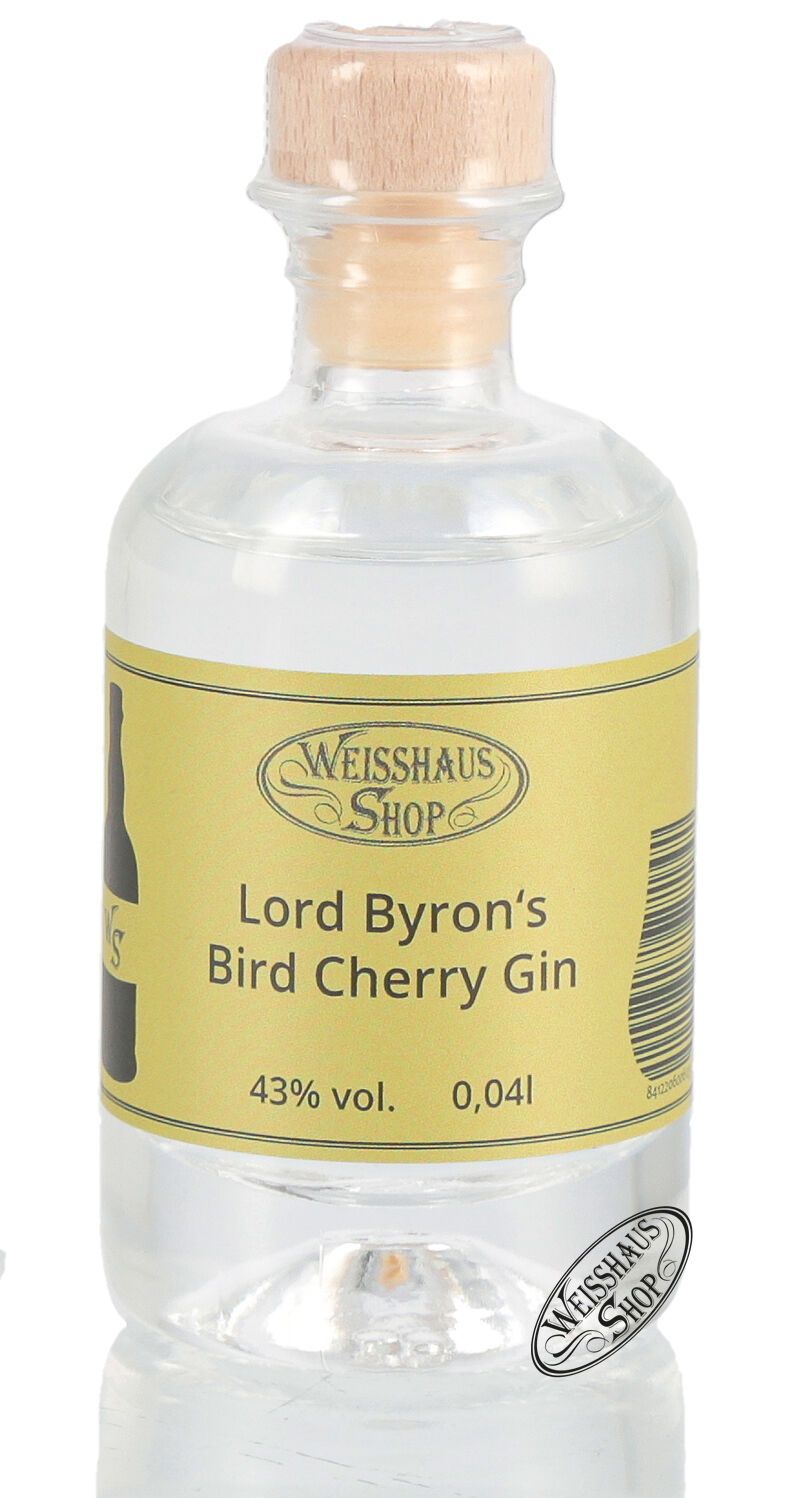 Lord Byron's Bird Cherry Gin 43% vol. 0,04l Weisshaus Sample ...